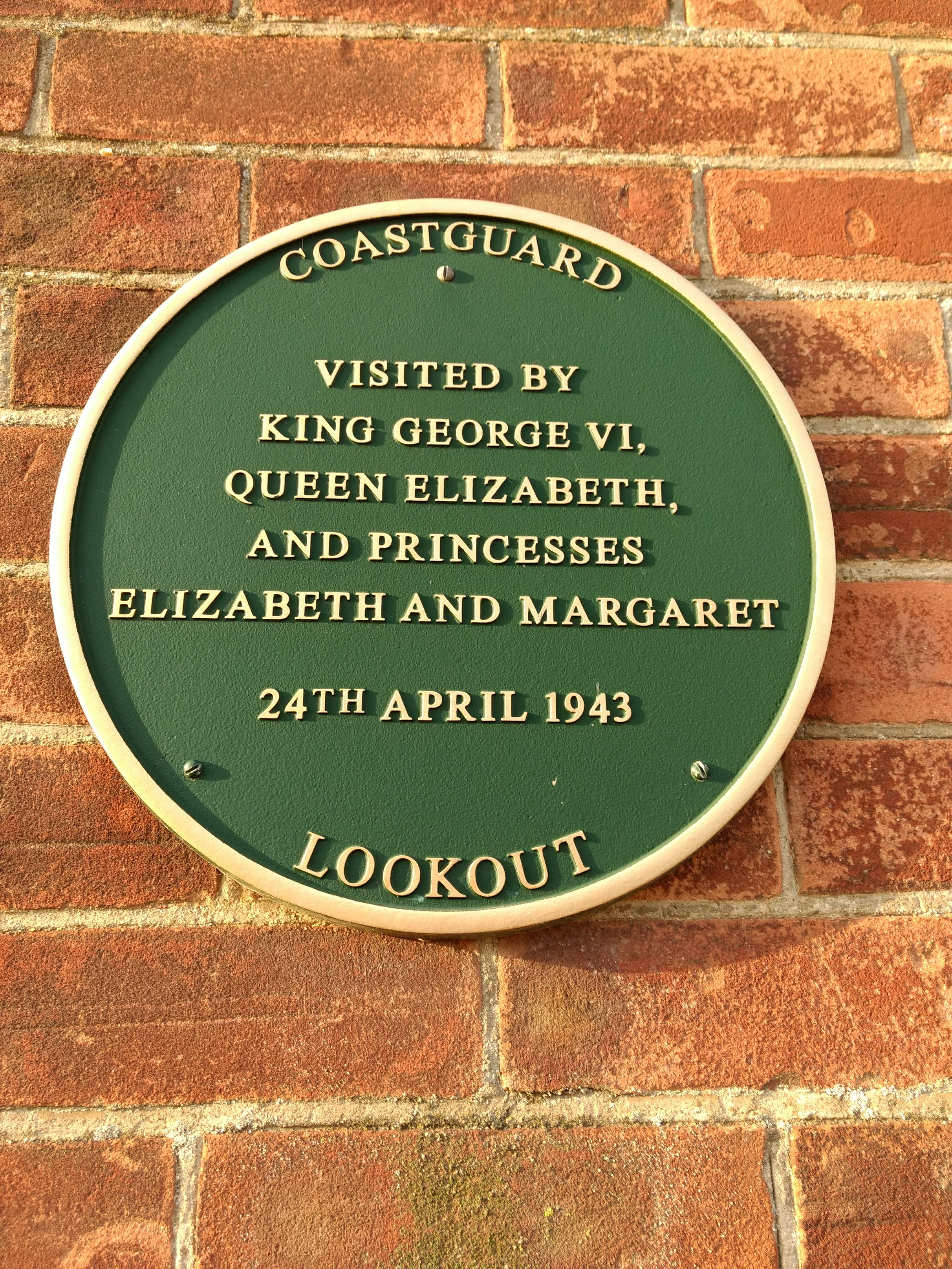 Coastguard Lookout Royal Commemorative Plaque