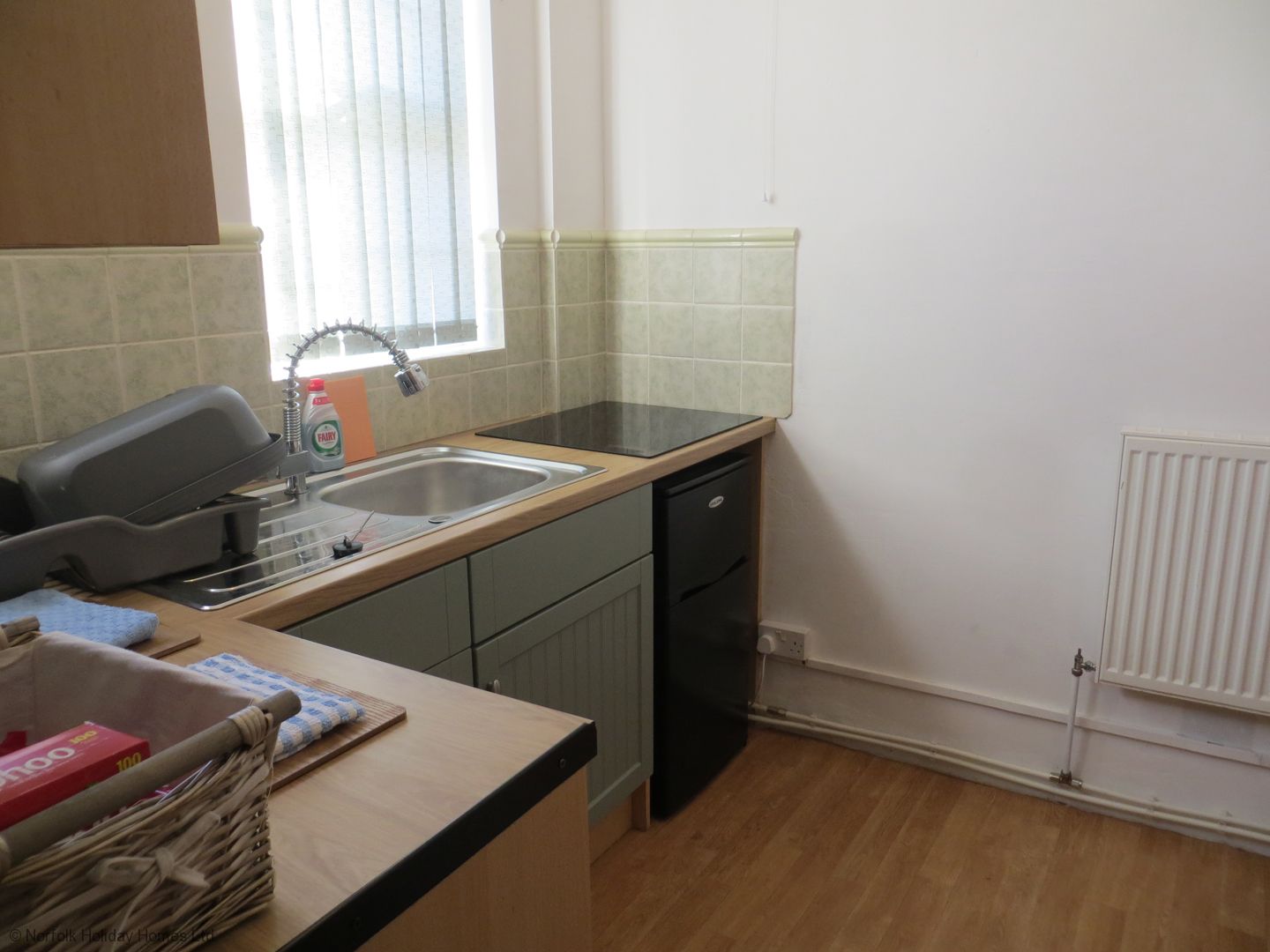 Kitchen in the Coastguard Lookout looking left