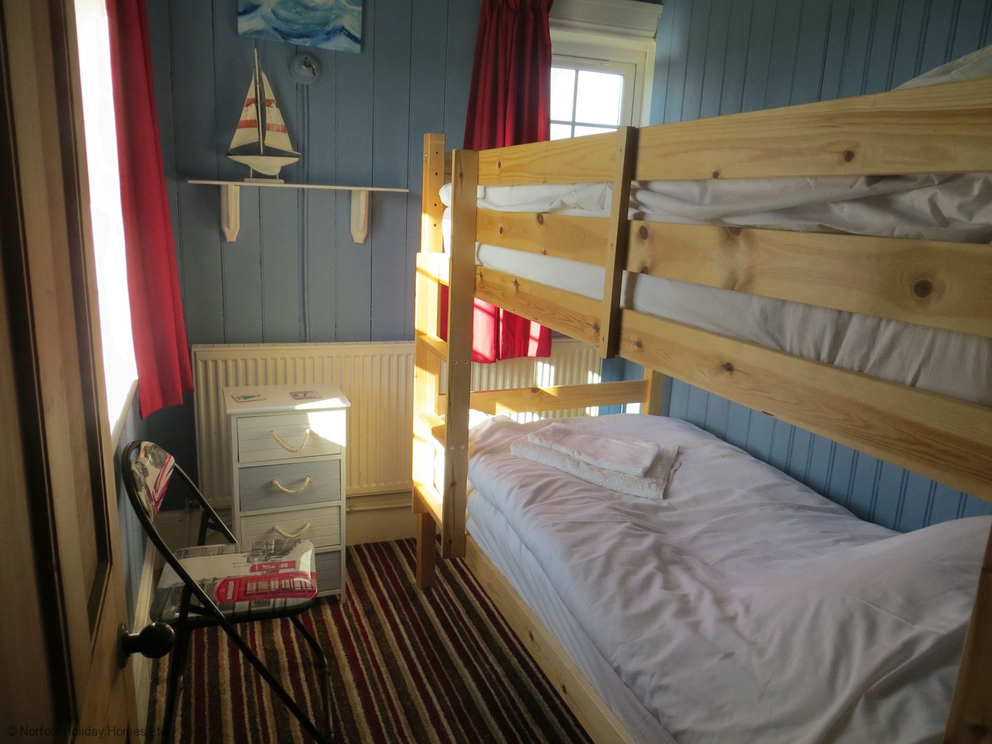 Sea Views from Bedroom Two of the Coastguard Lookout